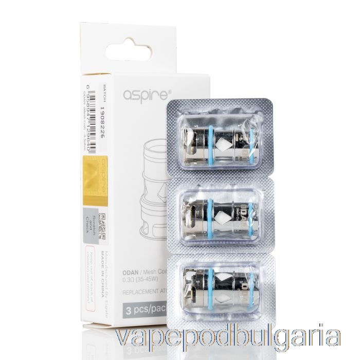 Vape Технически характеристики Aspire Odan & Odan Mini резервни бобини 0.3ohm мрежести бобини